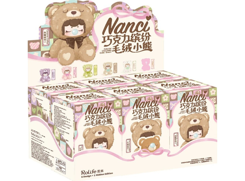 RoboTime Plyšová panenka Nanci Medvídek 1 ks