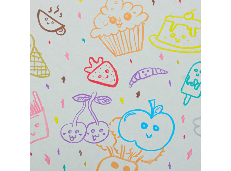 Akrylové voděodolné DIY popisovače - 12 ks