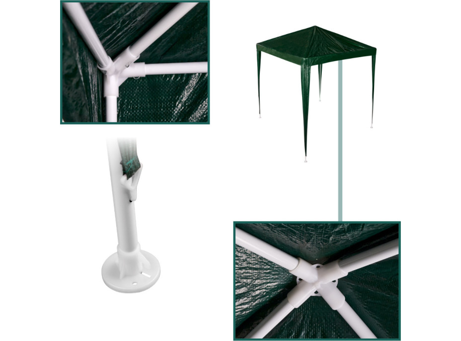 Zahradní altán 2x2 m - zelený