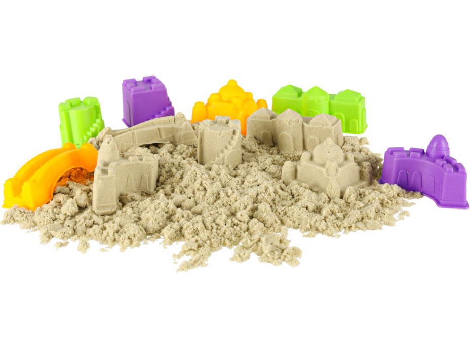 Kreativní sada kinetického písku - Stavba hradu