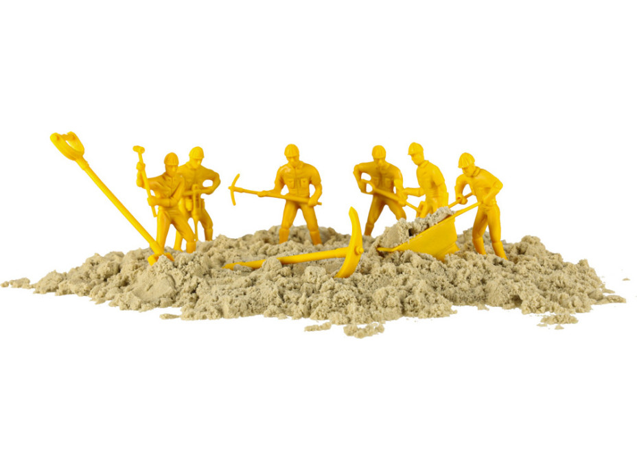 Kreativní sada kinetického písku - Stavba hradu