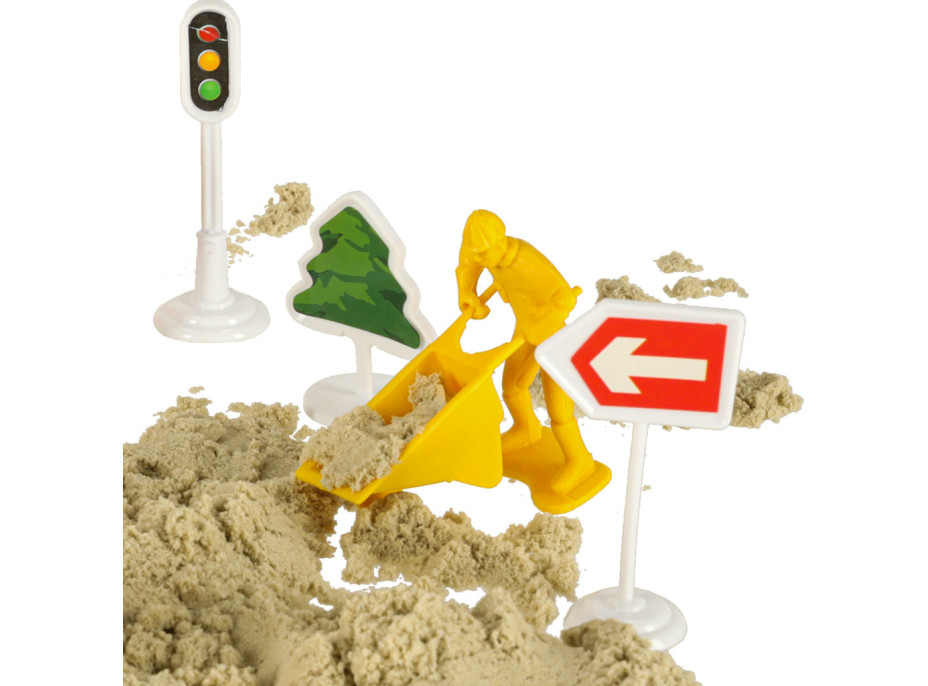 Kreativní sada kinetického písku - Stavba hradu