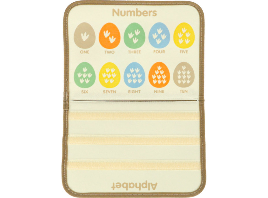 Smyslový manipulační Montessori kufřík - Dinosaur