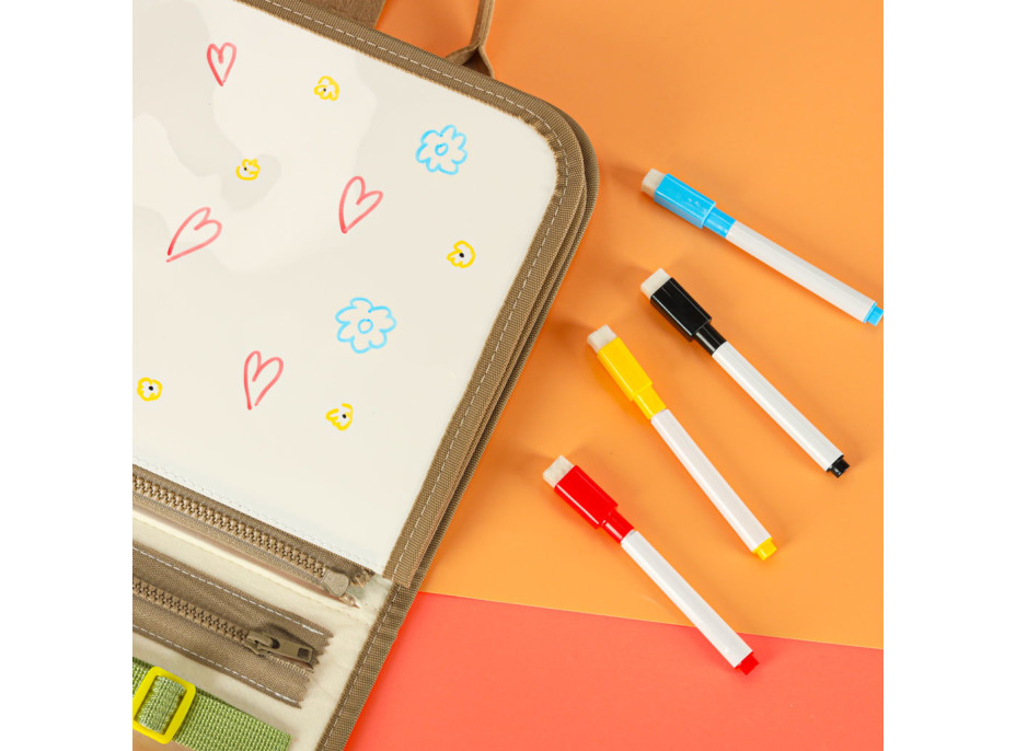 Smyslový manipulační Montessori kufřík - Dinosaur