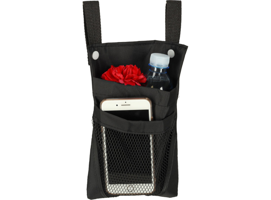 Brašna na telefon na řídítka - černá