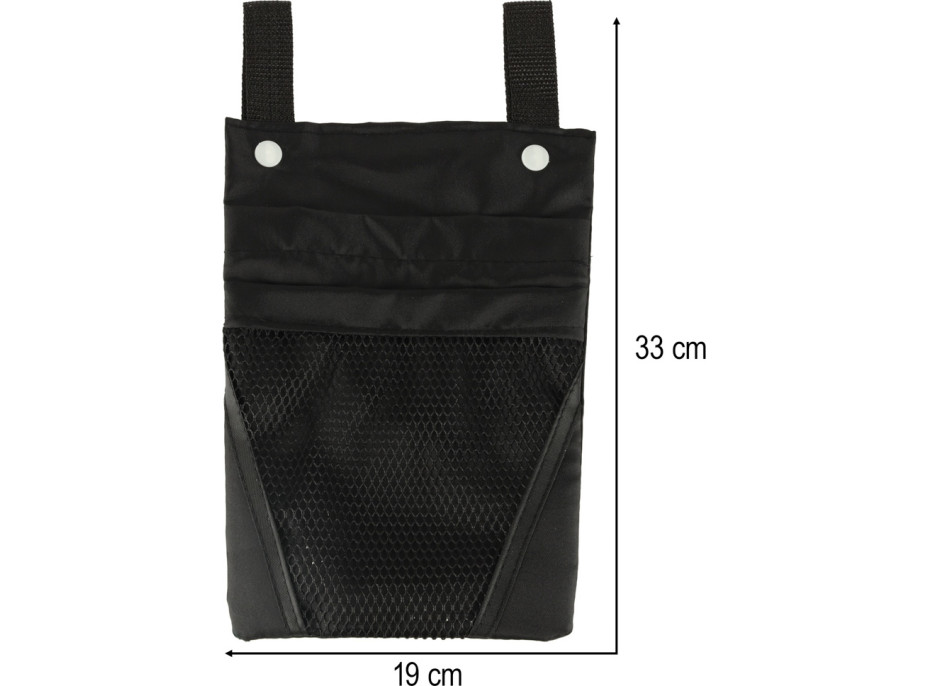 Brašna na telefon na řídítka - černá