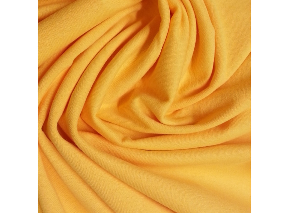 Bavlněné prostěradlo 190x90 cm - ORANŽOVÉ