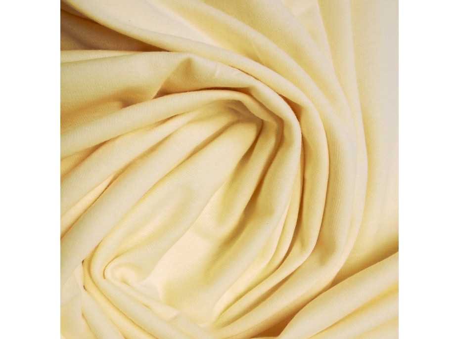 Bavlněné prostěradlo 190x90 cm - ŽLUTÉ
