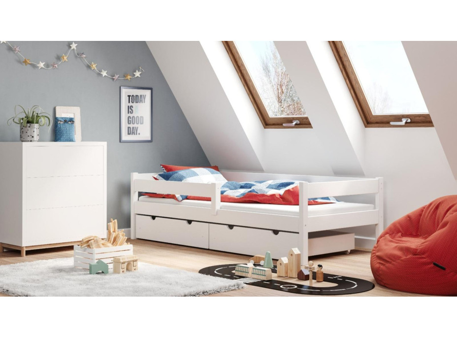 Dětská postel z masivu PAVLÍK 2 - 180x80 cm