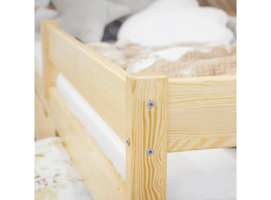 Dětská postel z masivu PAVLÍK 2 - 180x80 cm