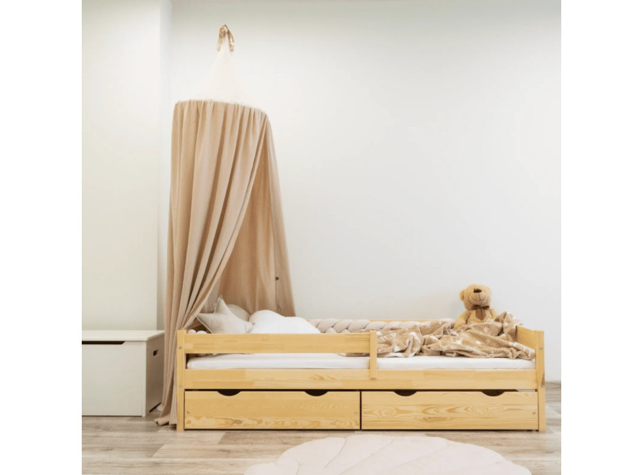 Dětská postel z masivu PAVLÍK 2 - 160x80 cm