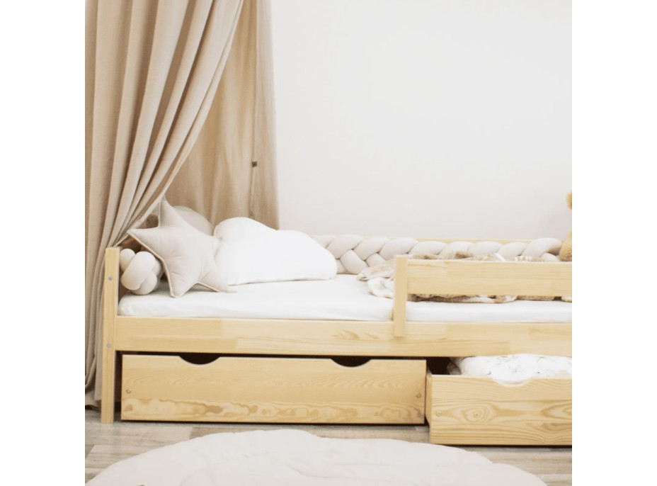 Dětská postel z masivu PAVLÍK 2 - 160x80 cm