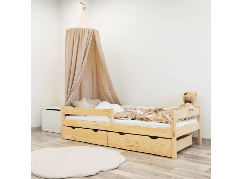 Dětská postel z masivu PAVLÍK 2 - 160x80 cm