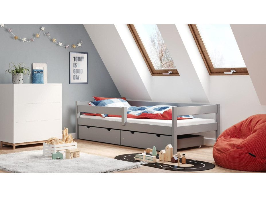 Dětská postel z masivu PAVLÍK 2 - 180x80 cm