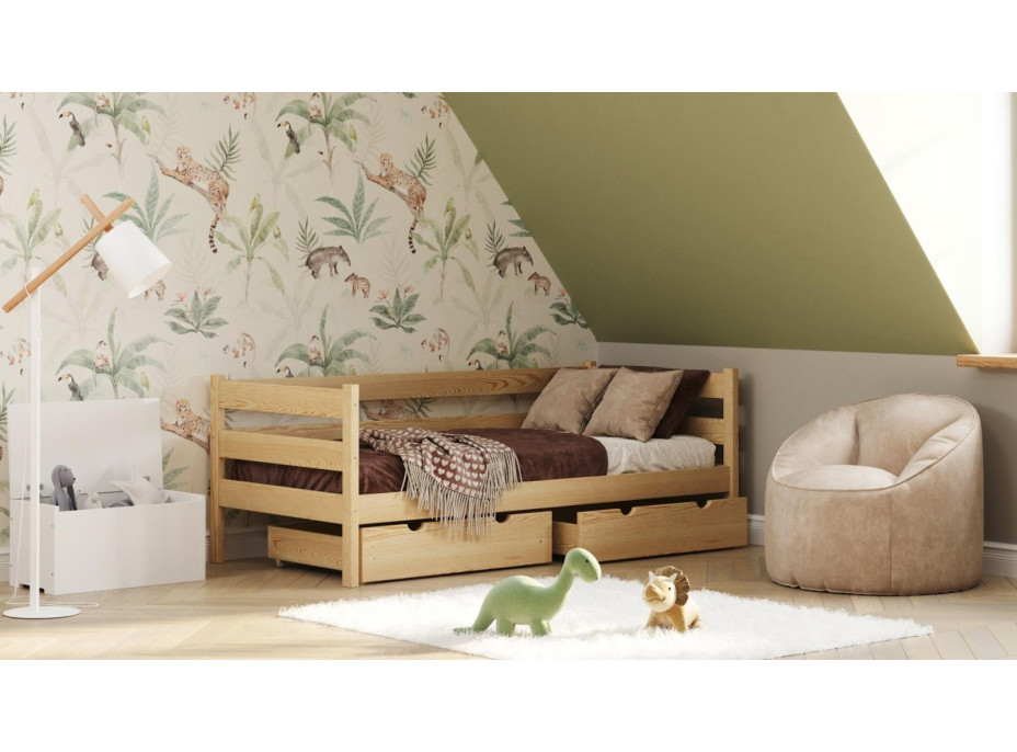 Dětská postel z masivu KARAS 2 - 180x80 cm