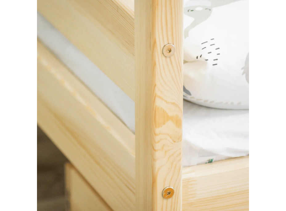 Dětská postel z masivu KARAS 2 - 160x80 cm