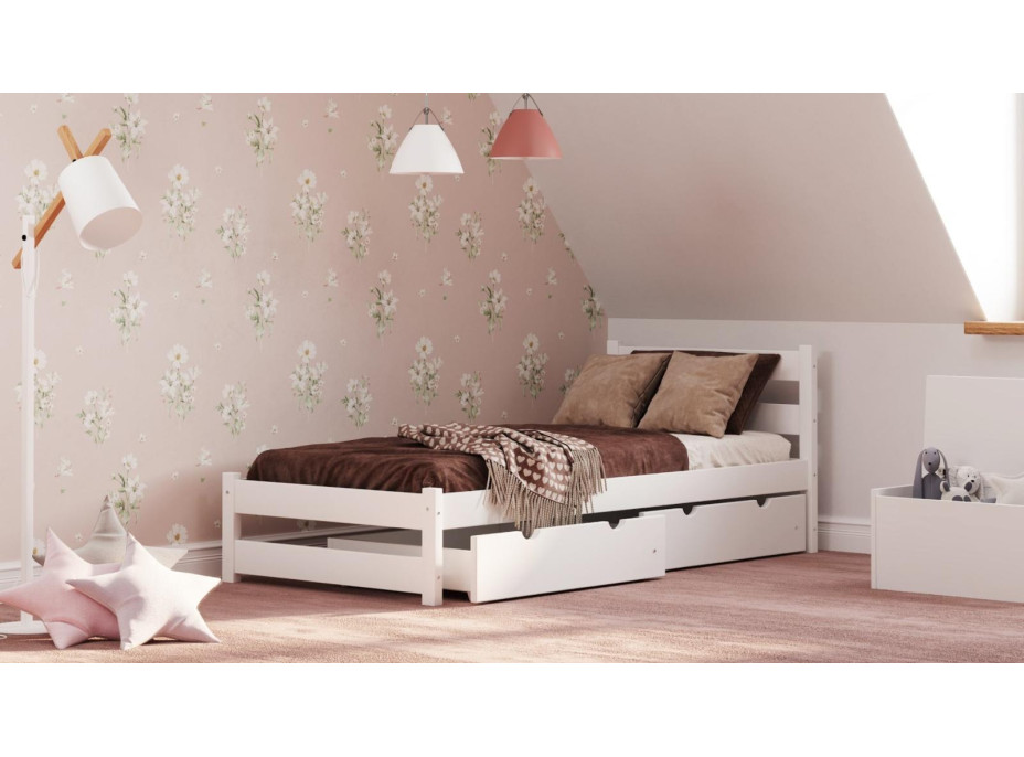 Dětská postel z masivu KARAS - 160x80 cm