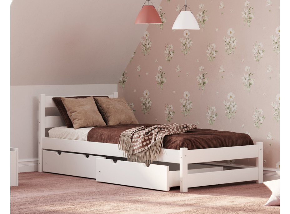 Dětská postel z masivu KARAS - 180x90 cm