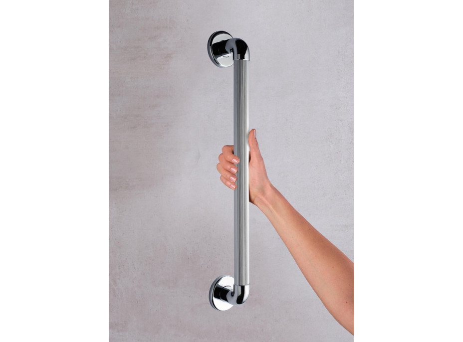 Ridder Pevnostní madlo plastové, 600mm, chrom A1016037