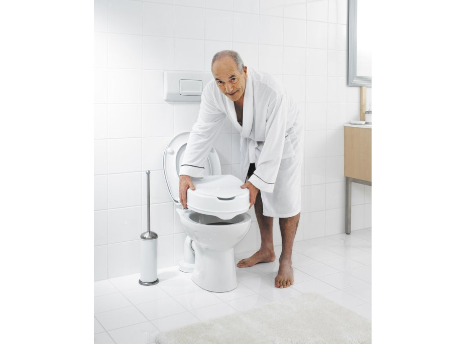 Ridder HANDICAP WC sedátko zvýšené 10cm, černá A0071010
