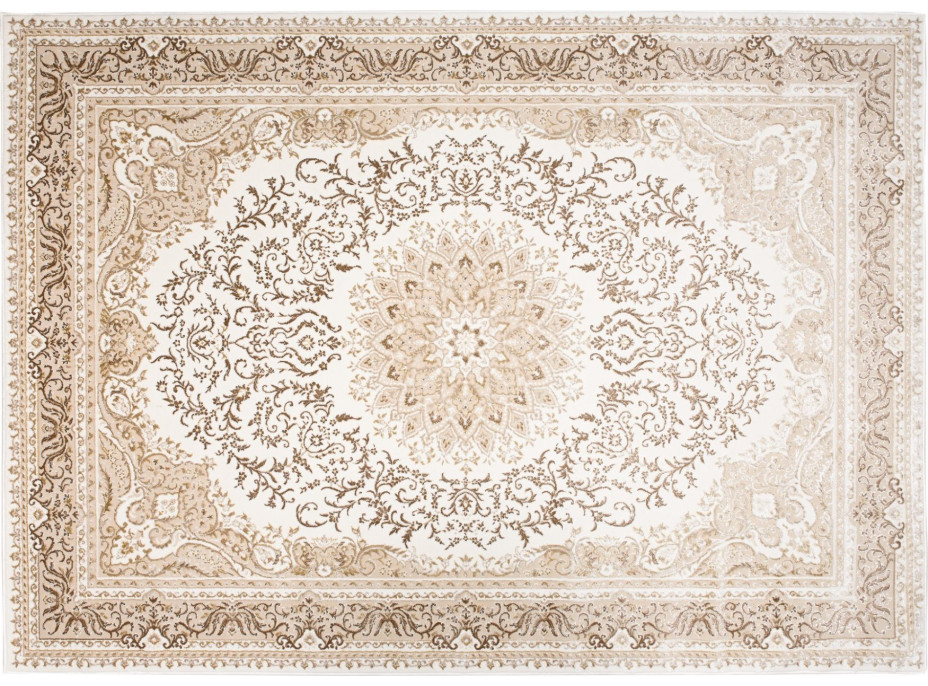 Kusový koberec HERA Ornament - béžový/hnědý