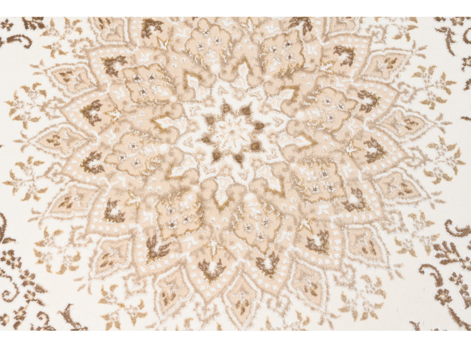 Kusový koberec HERA Ornament - béžový/hnědý