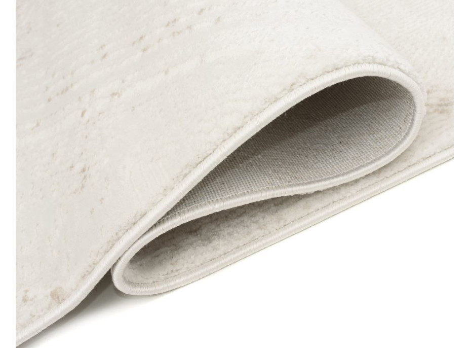 Kusový koberec HERA Grid - bílý