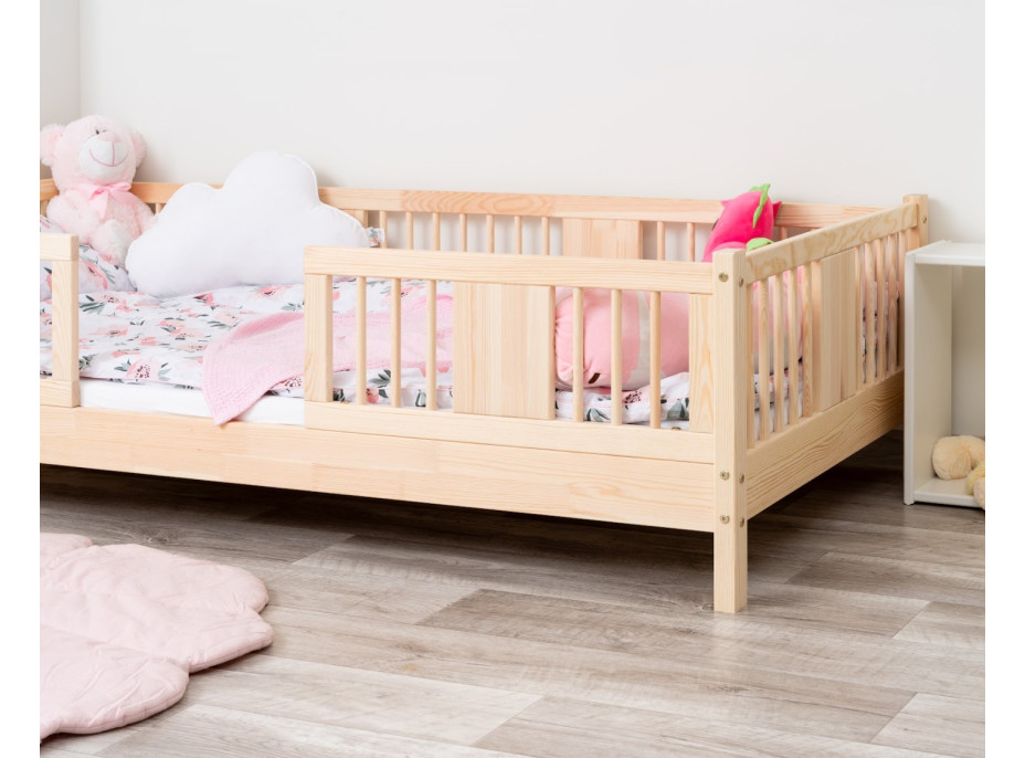 Dětská postel z masivu borovice LUNA 10 - 160x80 cm