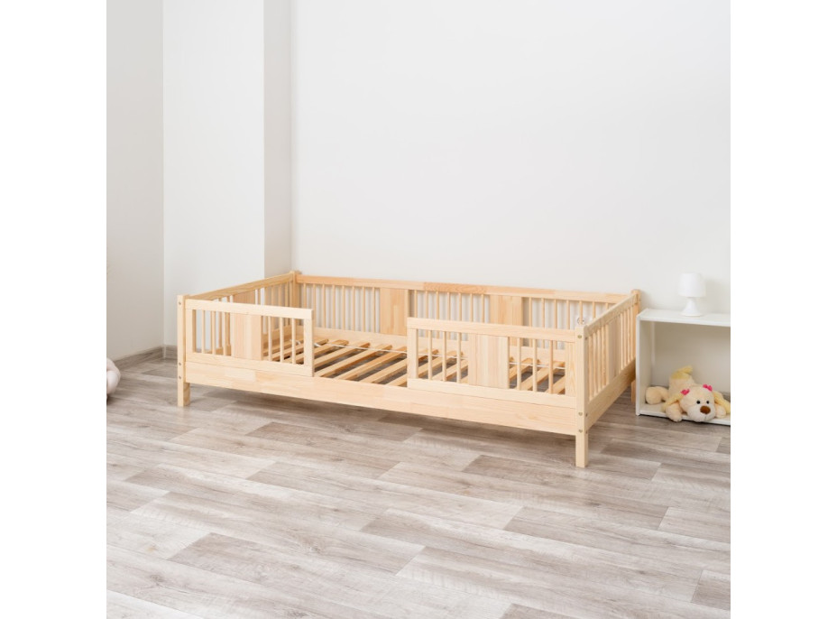 Dětská postel z masivu borovice LUNA 10 - 200x90 cm