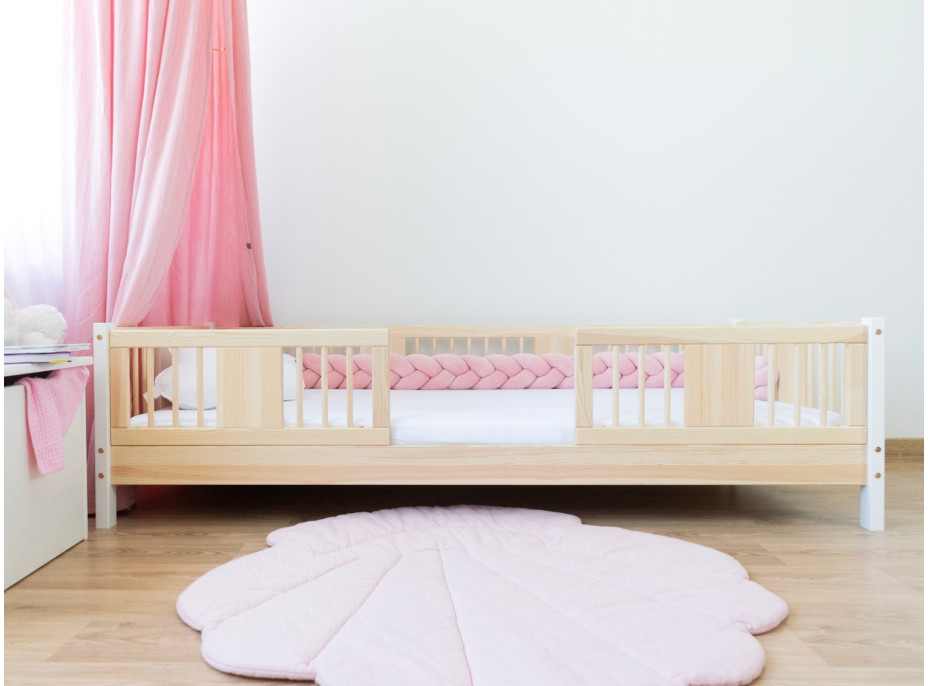 Dětská postel z masivu borovice LUNA 10 - 180x80 cm