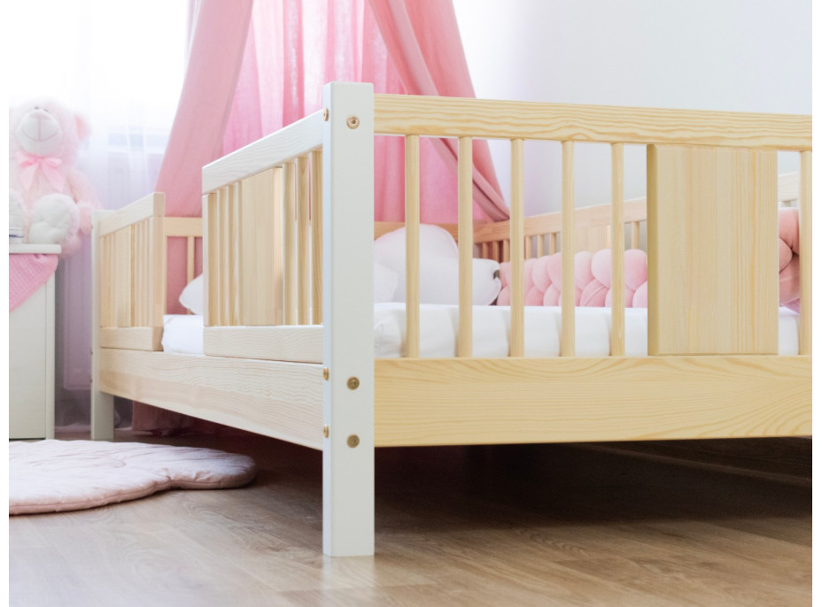 Dětská postel z masivu borovice LUNA 10 - 180x80 cm