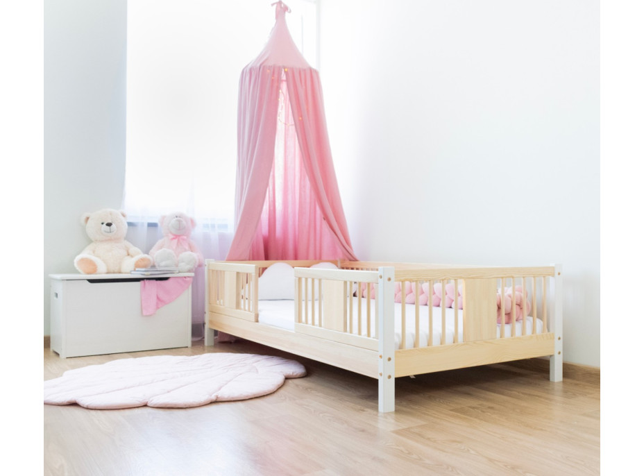 Dětská postel z masivu borovice LUNA 10 - 190x90 cm