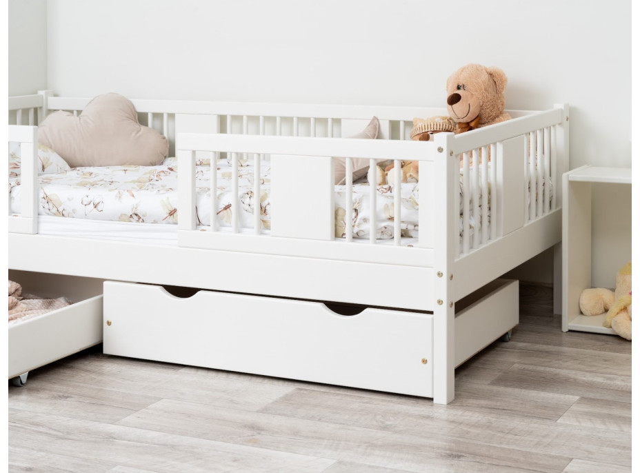 Dětská postel z masivu borovice LUNA 20 - 160x80 cm