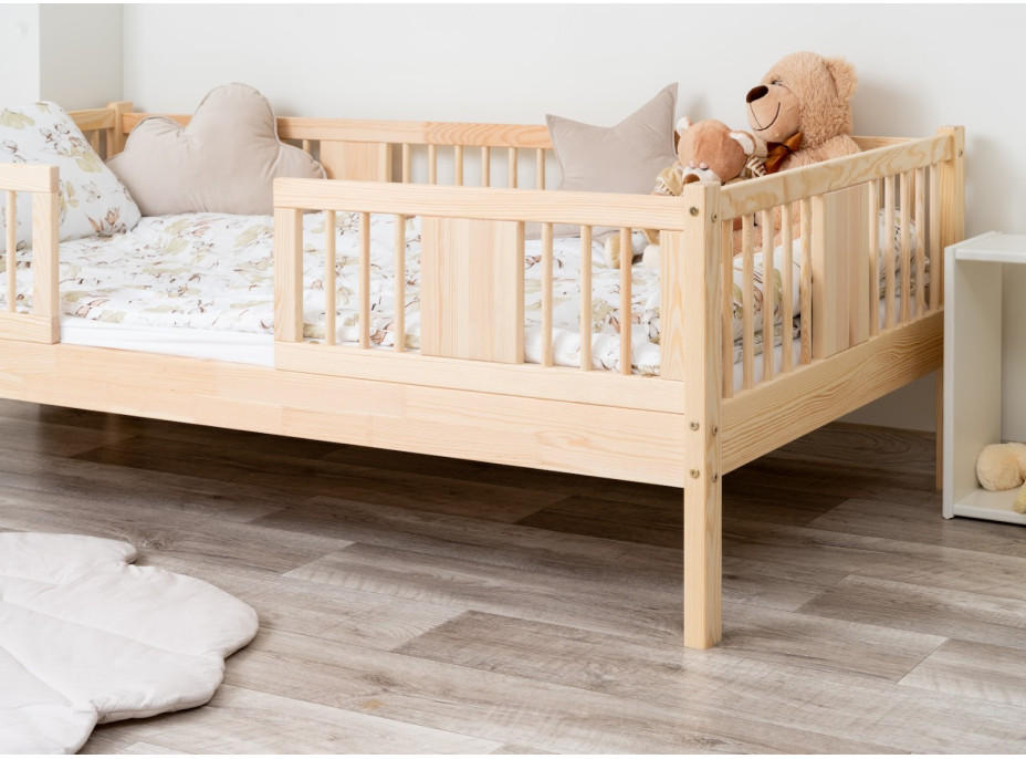 Dětská postel z masivu borovice LUNA 20 - 160x80 cm