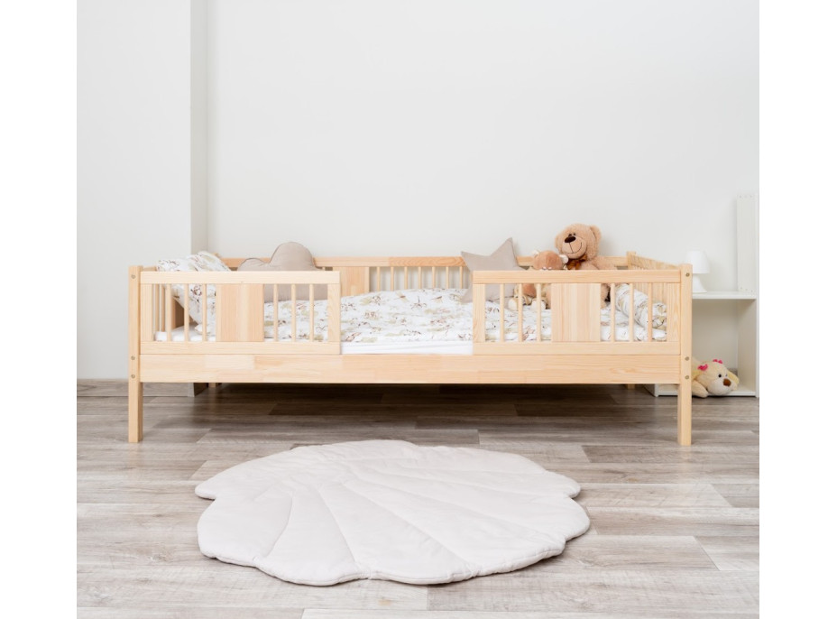 Dětská postel z masivu borovice LUNA 20 - 160x80 cm