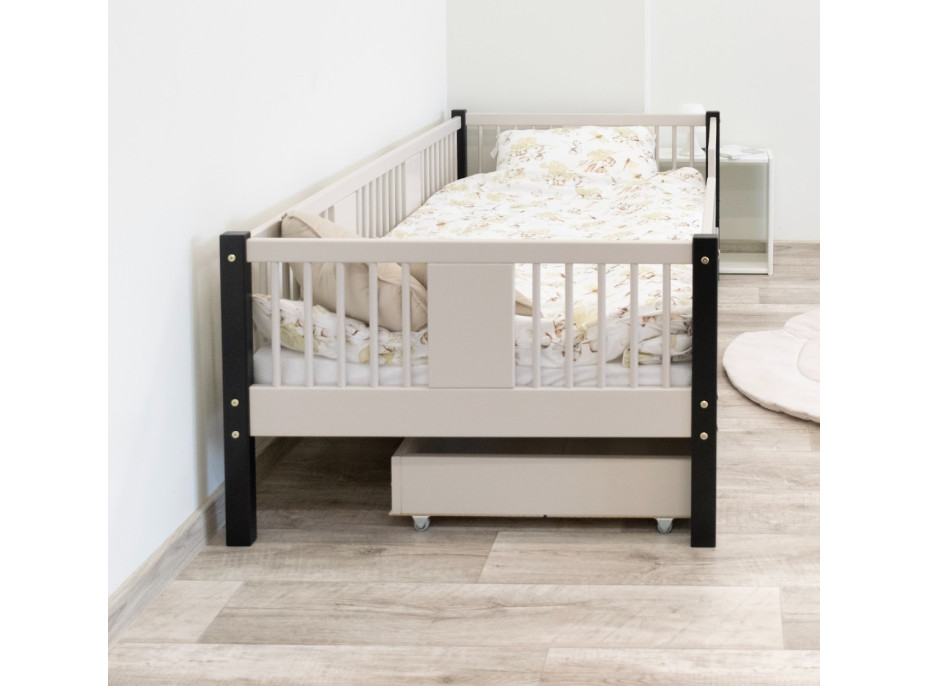 Dětská postel z masivu borovice LUNA 20 - 180x80 cm