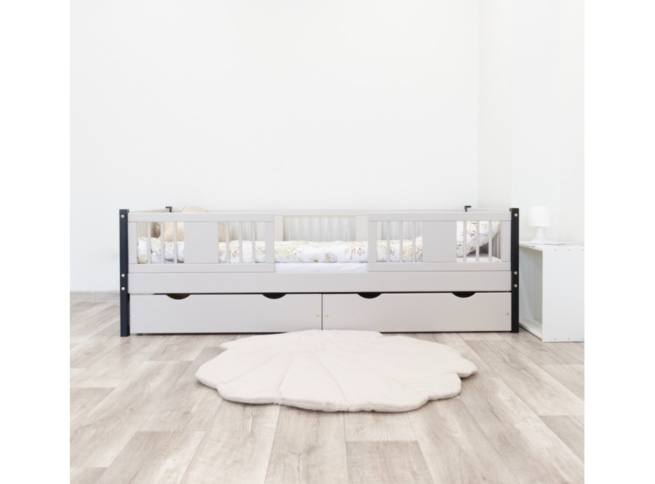 Dětská postel z masivu borovice LUNA 20 - 180x80 cm