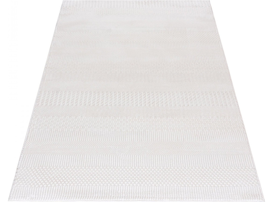 Kusový koberec HERA Ethnic - bílý