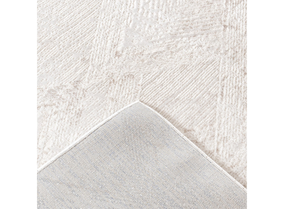 Kusový koberec HERA Grid - bílý
