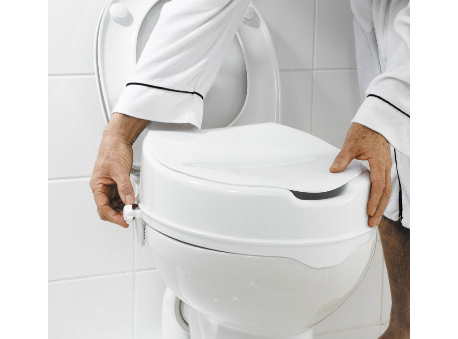 Ridder HANDICAP WC sedátko zvýšené 10cm, černá A0071010