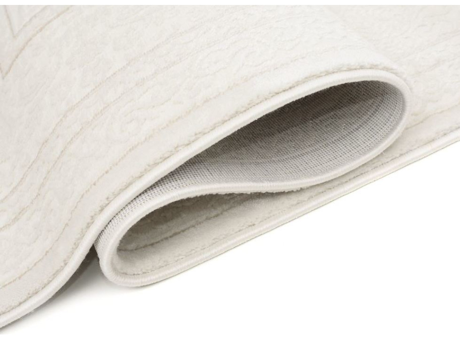 Kusový koberec HERA Noble - bílý