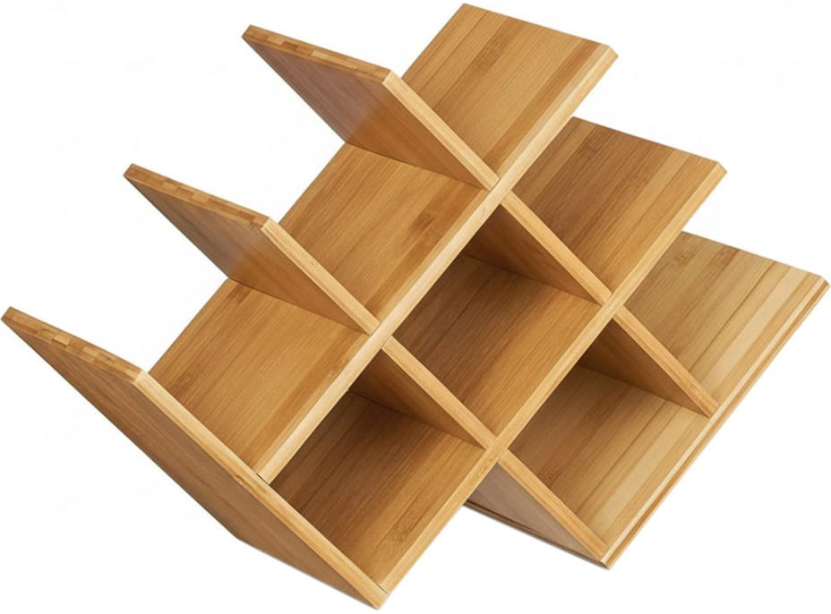 Stojan na víno SOLARIS - přírodní