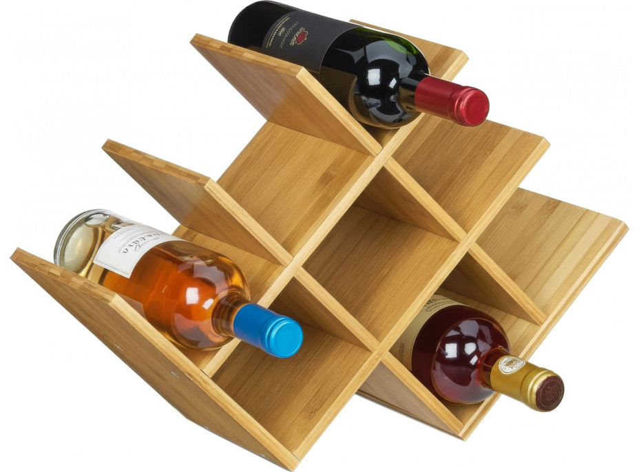 Stojan na víno SOLARIS - přírodní