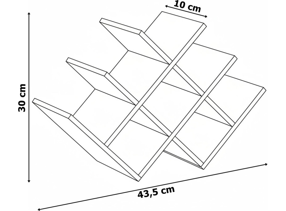Stojan na víno SOLARIS - přírodní