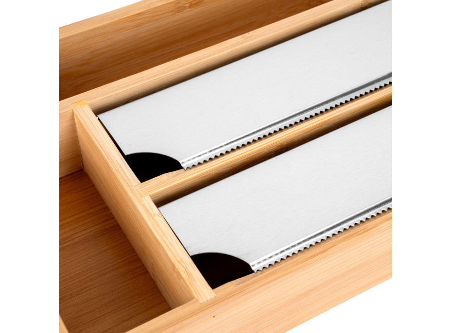 Bambusový zásobník na kuchyňské folie BORDE