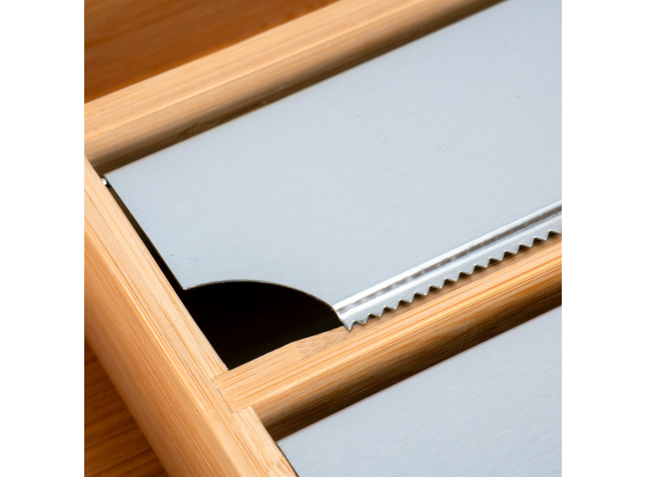 Bambusový zásobník na kuchyňské folie BORDE