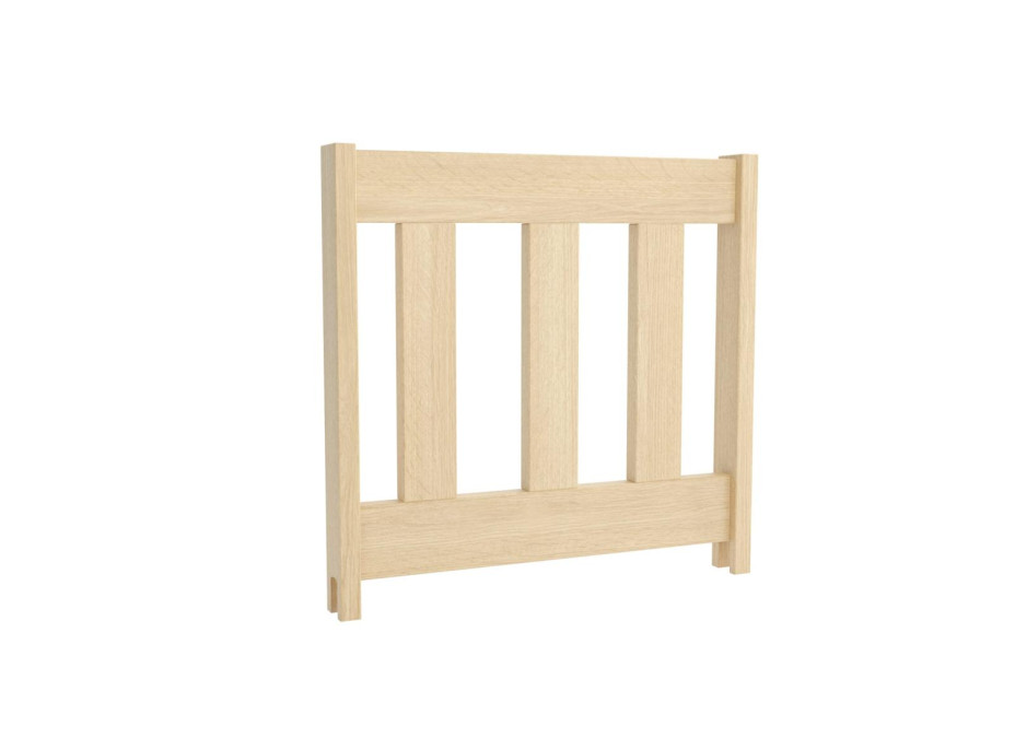 Odnímatelná zábrana z masivu - typ B - 48 cm