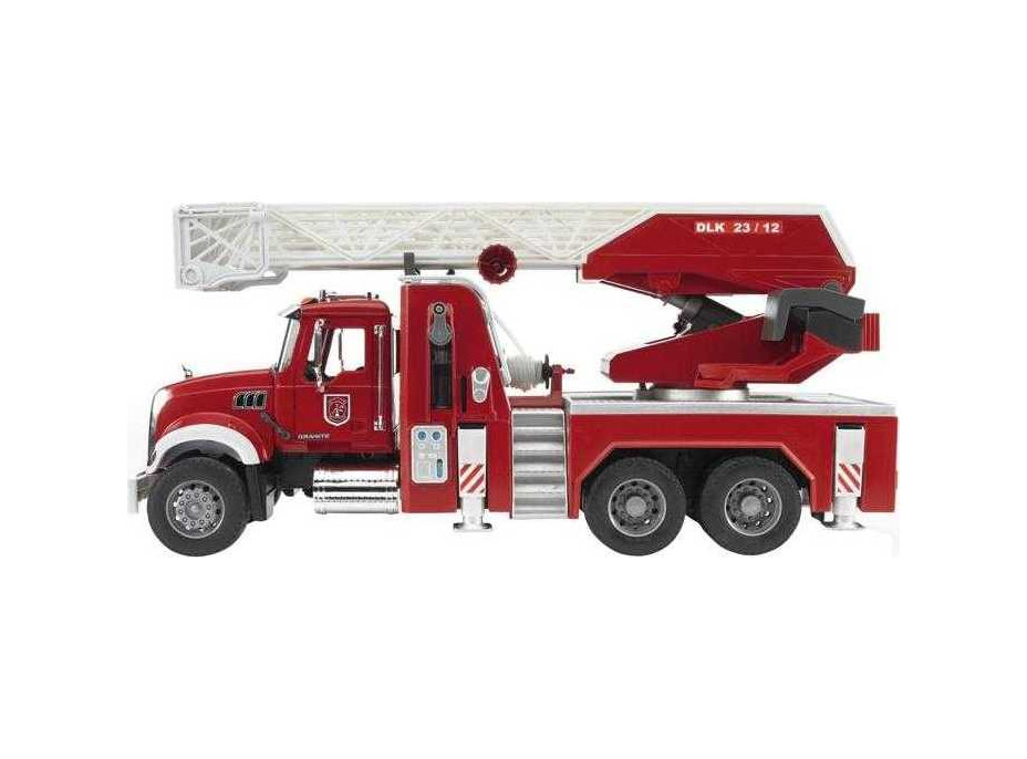 Bruder Nákladní auto MACK Granit požární žebřík