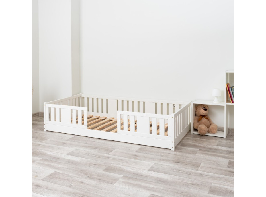 Dětská Montessori postel z masivu borovice NIKO - 200x90 cm