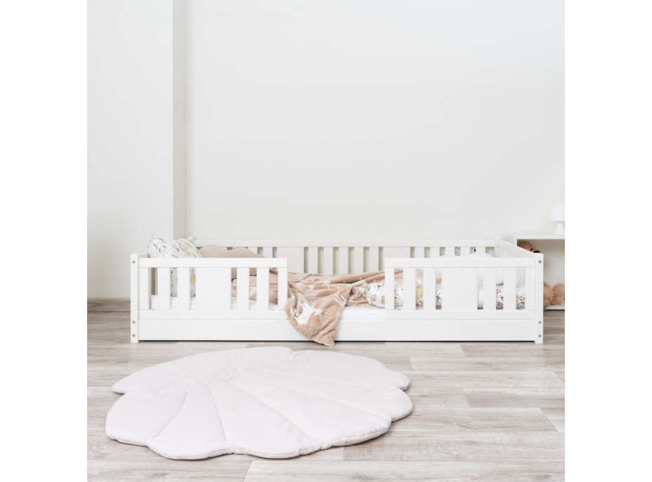 Dětská Montessori postel z masivu borovice NIKO - 160x80 cm